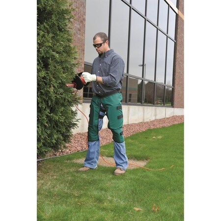 W.E. Chapps Chainsaw Chaps, Dark Green, Cotton Duck, 14.2 Length HTCM09 DK GRN